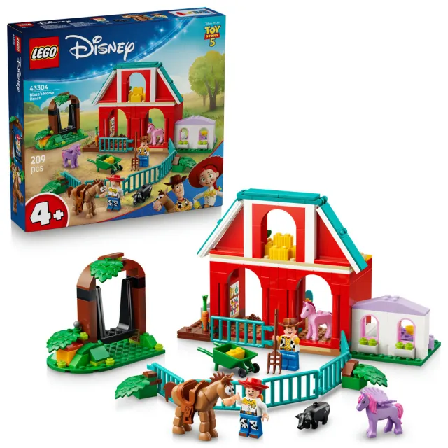 【LEGO 樂高】迪士尼系列 43304 Blaze 的馬牧場(玩具總動員 皮克斯 禮物 玩具)