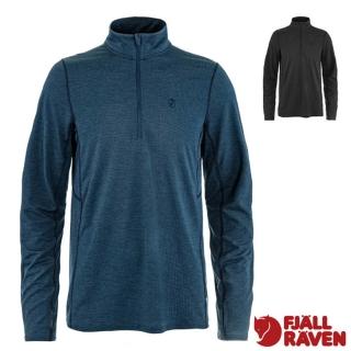 【Fjallraven】小狐狸 男 Abisko Day Hike Half Zip 吸濕排汗拉鍊半開襟立領長袖休閒T恤/ 12600322