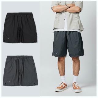 【Dition】運動網眼側開叉短褲 刺繡骨頭logo運動短褲