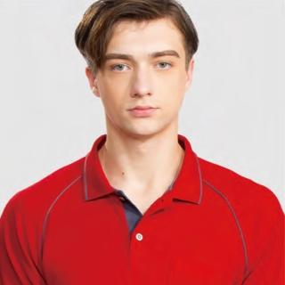 【Sunrise】吸濕快乾排汗POLO衫(紅)-中性款(88118)