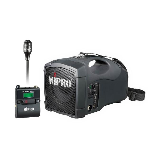 【MIPRO】MA-101G 配1領夾式無線麥克風(5.8G標準型無線喊話器)