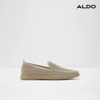 【ALDO】LUXTON-時尚飛織男仕休閒樂福鞋-男鞋(黑色)