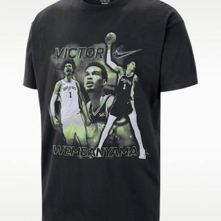 【NIKE 耐吉】短袖上衣 男 SAS M NK CTS OGC VW SS TEE NBA 斑馬 馬刺隊 狀元 黑 (II7131010)