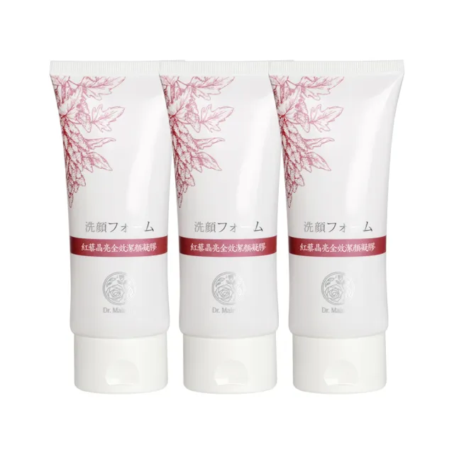 【Dr. Mainjoy】紅藜晶亮全效潔顏凝膠80ml/3入組
