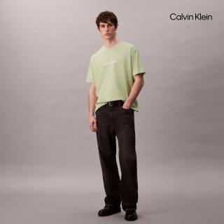 【CALVIN KLEIN】官方旗艦館CK 涼感平紋寬鬆標誌 T 恤 裸色