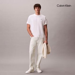 【CALVIN KLEIN】官方旗艦館CK 超寬版重磅 T 恤 白色