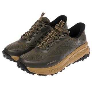 【SKECHERS】男鞋 戶外越野系列 越野鞋 SWITCH BACK - WATERPROOF 全防水設計 (237684OLV)