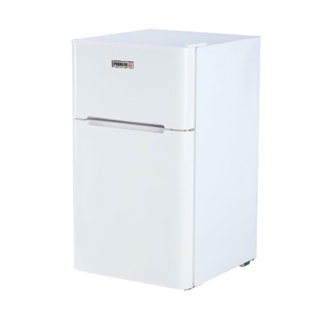 【Pioneer 先鋒家電】103公升一級能效定頻右開雙門小冰箱 雪亮白/一鍵除霜(PR-GC2103W)