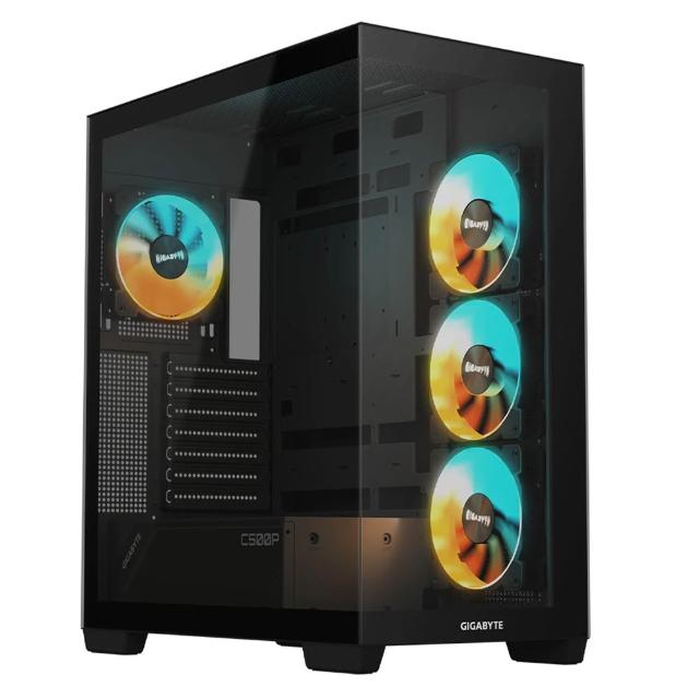 【技嘉平台】R5六核GeForce RTX5070 Win11{保時捷W}水冷電競電腦(R5 9600X/B850/32G D5/1TB_M.2/WIFI)