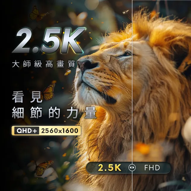 【REAICE】13.3型2.5K升級版IPS超薄可攜式外接螢幕(Switch外接螢幕/Type-C/可攜式螢幕/攜帶式電腦螢幕)