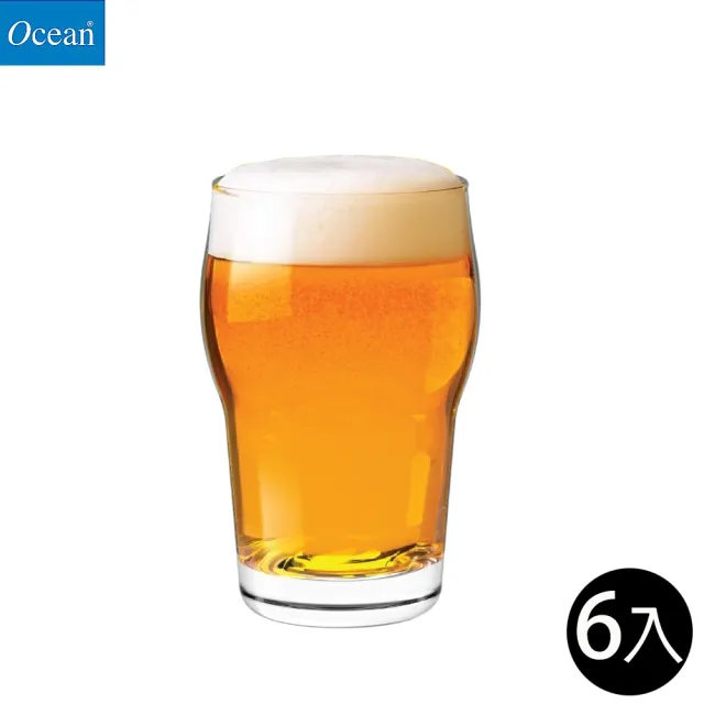 【Ocean】啤酒杯 355ml 6入組 Belly系列 (啤酒杯)