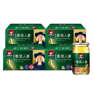 【QUAKER 桂格】無糖養氣人參 60mlx36入x4盒(共144入)