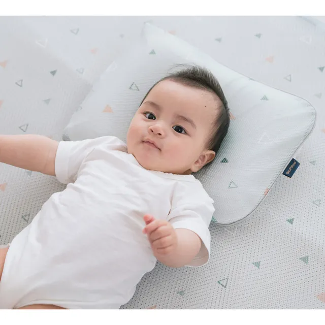 【GIO Pillow】超透氣護頭型嬰兒枕 S/M號 2種尺寸(嬰兒枕頭 新生兒枕頭 水洗枕頭 透氣枕)