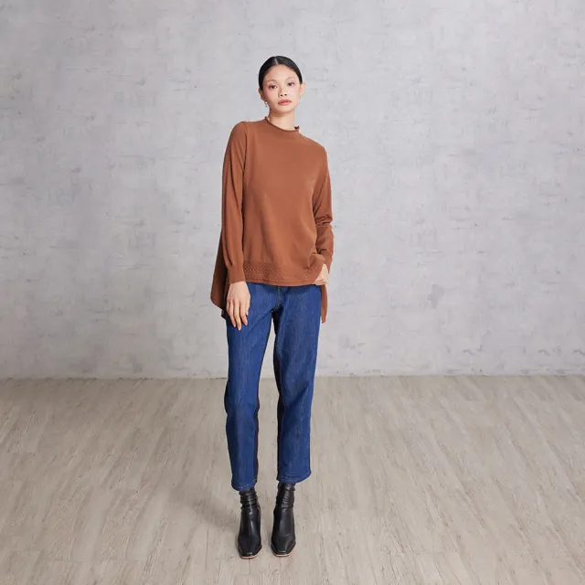 【giordano ladies】25FW 撞色牛仔褲(02425510)