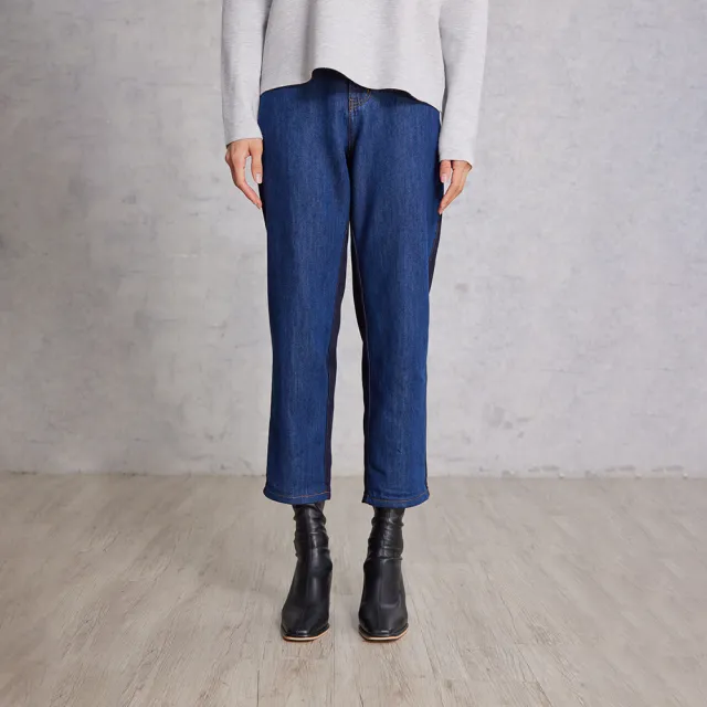 【giordano ladies】25FW 撞色牛仔褲(02425510)