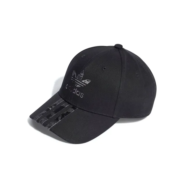 【adidas 愛迪達】Camo Bb Cap 帽 運動帽 老帽 棒球帽 黑 戶外 遮陽(IY1545)