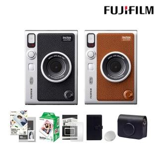 【FUJIFILM 富士】Instax Mini EVO 混合式數位拍立得相機 原廠公司貨(專用皮套40張底片相簿..豪華組)