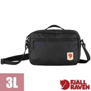 【Fjallraven】小狐狸 High Coast Crossbody 3L 隨身日用斜背包.單肩/ 23227-550 黑