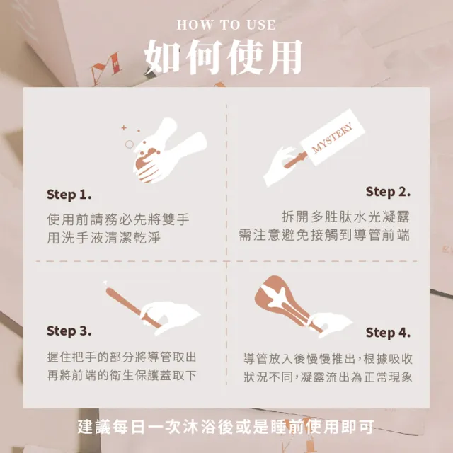 【AMI BIOMED 安美生醫】MYSTERY秘境 私密抑菌水潤緊緻多胜肽水光凝露(10入│專利複合多胜肽│緊實彈性)