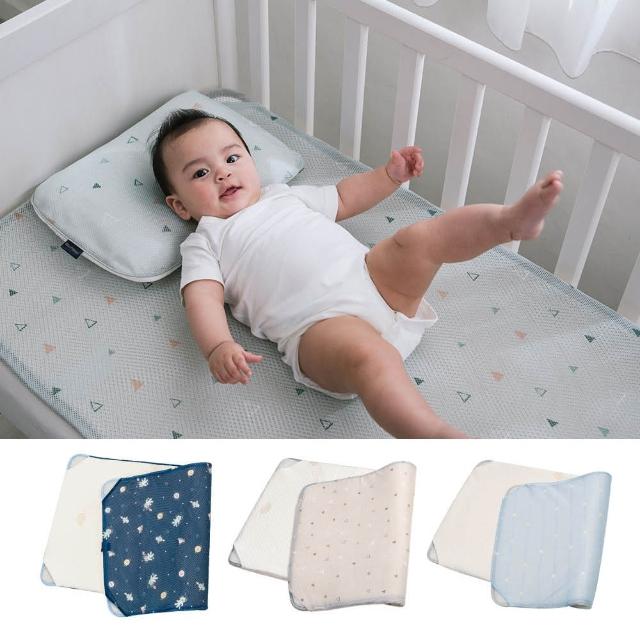 【GIO Pillow】床邊床 51×85cm 智慧二合一有機棉透氣嬰兒床墊 XS號(透氣床墊 可水洗床墊 Joie床邊床可用)