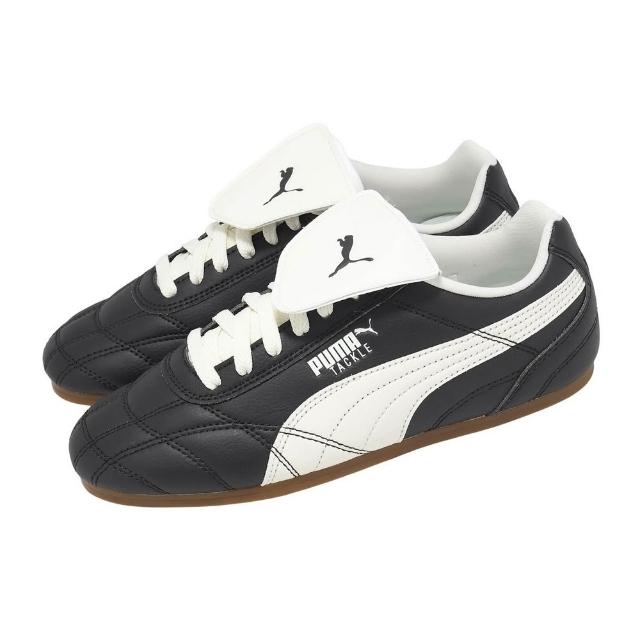 【PUMA】休閒鞋 運動鞋 復古鞋 皮革 膠底 男 女 Puma Tackle PRM 黑色 (40853501)