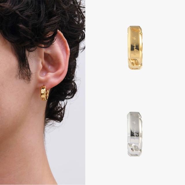 【agnes b.】bijoux 男款 白鋼 單隻微光耳環 多款