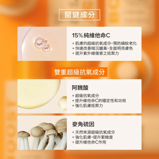 即期品【Paulas Choice 寶拉珍選】C15縮時亮白抗氧精萃20ml 2入組