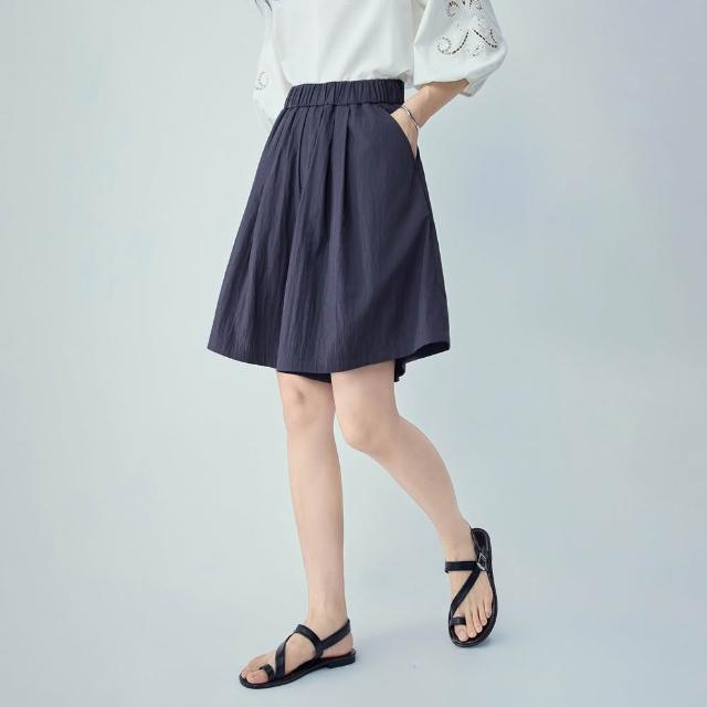 【GIORDANO 佐丹奴】女裝輕盈鬆緊腰短褲(多色任選)