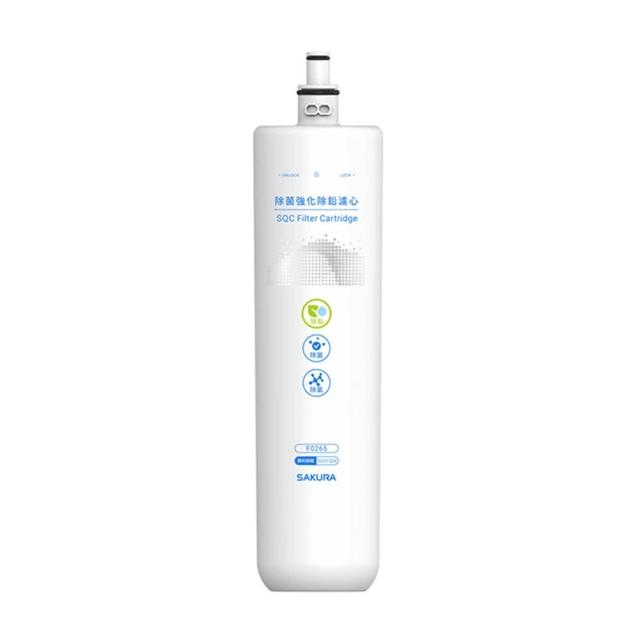 SAKURA櫻花牌 F0265 櫻花 SAKURA F0265 濾芯專為 P0771 及 P0775 生飲淨水器設計,提供高效淨水過濾,適用 5 公升以上容量。臺灣原廠製造,BSMI 許可字號 R51085,確保安全品質。1 年保固,公司貨正品,輕鬆替換維持淨水效能,讓您安心飲用純淨水源。
