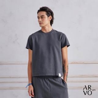 【ARVOpm】男女同款 簡約深灰Baby Tee-725213192011(限時6折)