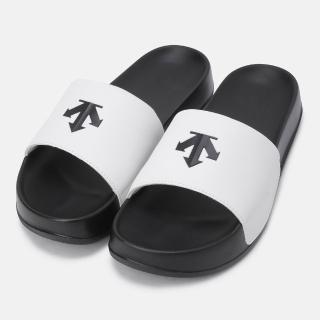 【DESCENTE】拖鞋 男鞋 女鞋 運動 ICING NAS 黑白 SR123LSD11-BKWH