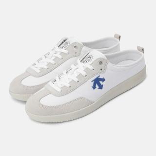 【DESCENTE】休閒鞋 女鞋 運動鞋 EDGE COURT MULE 白 SR123LSN15-WHT0