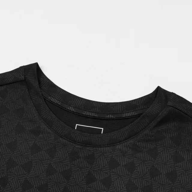 【The North Face】北臉 短袖上衣 男 速乾 M 24/7 PENTADOME EMBOSSED REG SHORT SLEEVE 黑 NF0A8HR1JK3