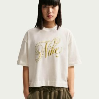 【NIKE 耐吉】短袖上衣 女 AS W NSW SS TEE BOXY SCRIPT 白 IH7608-133