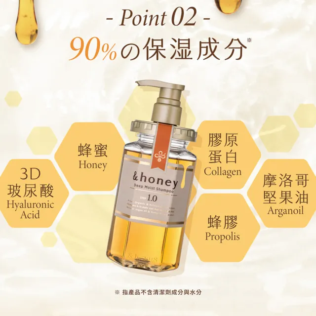 【&honey】日本原裝 蜂蜜洗髮精/潤髮乳/髮油x2入(細軟易斷 乾燥粗硬 受損髮質 護髮乳 護髮素 護髮膜)