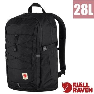 【Fjallraven】小狐狸 Skule 28L 輕量日用後背包.書包/15吋筆電夾層/ 23346-550 黑