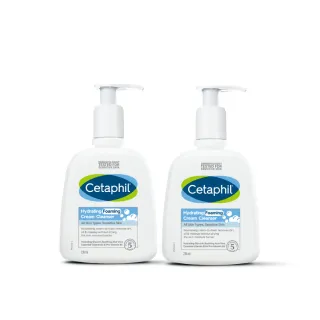 【Cetaphil 舒特膚】官方直營 全效泡泡潔膚乳 236ml*2入(洗面乳/敏弱肌/B3/B5/甘油/蘆薈)