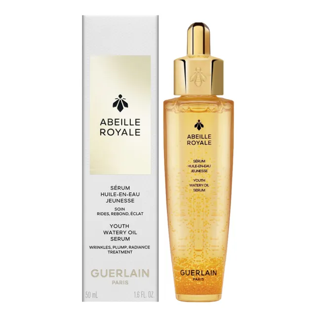 【Guerlain 嬌蘭】皇家蜂王乳平衡油3G 50ml+皇家蜂王乳蜜露300ml(1+1組/國際航空版/母親節限定優惠)