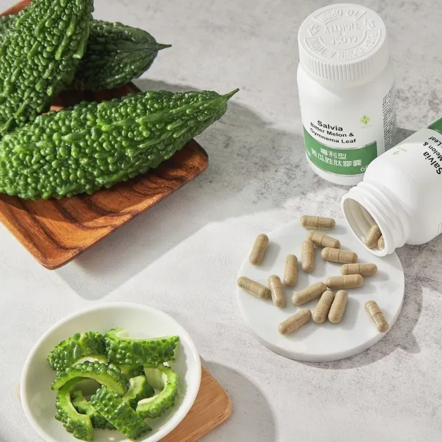 【SALVIA】Salvia專利型苦瓜胜肽3瓶共180顆(外食與甜食族的代謝應援)