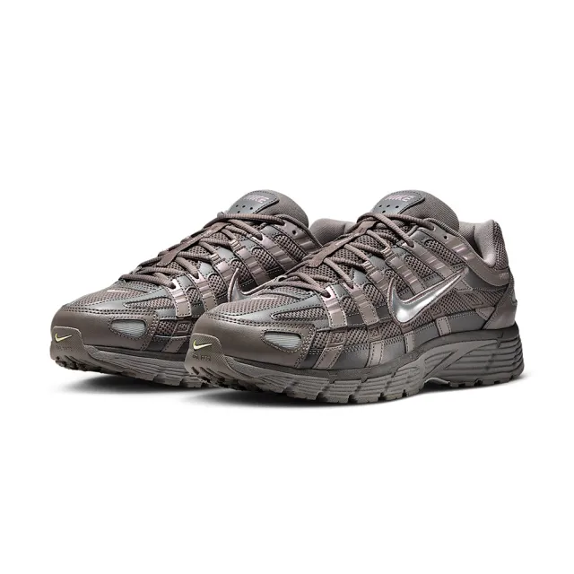 【NIKE 耐吉】P-6000 男鞋 棕綠色 金屬 復古 老爹鞋 網布 透氣 休閒 運動 休閒鞋 CD6404-202