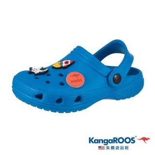 【KangaROOS】涼鞋 童鞋 洞洞鞋 AERO 2 電光藍 KK51296