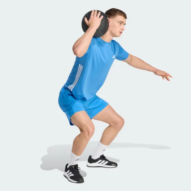 【adidas 愛迪達】運動 休閒 短袖 T恤 男上衣 WE BAS 3S T(KD0714)