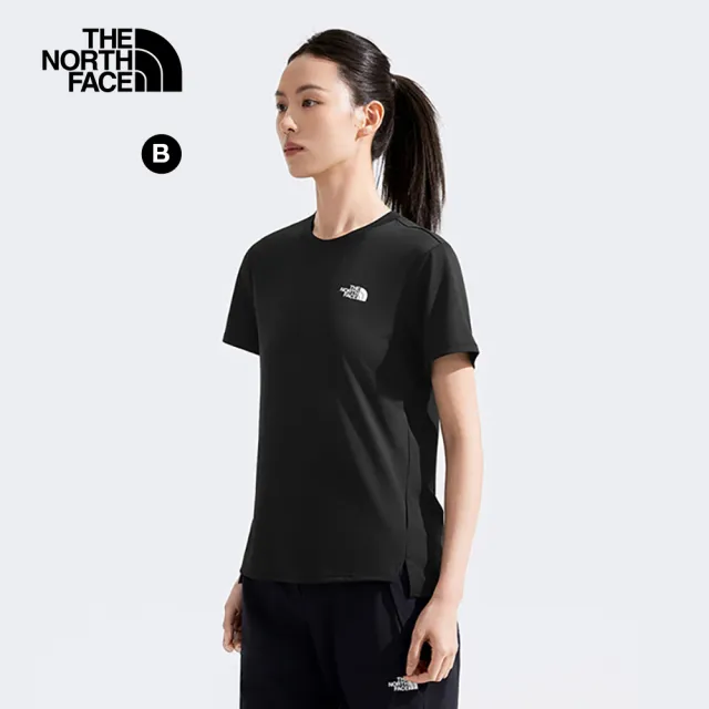 【The North Face】中性款吸濕排汗短袖T恤(多款任選)