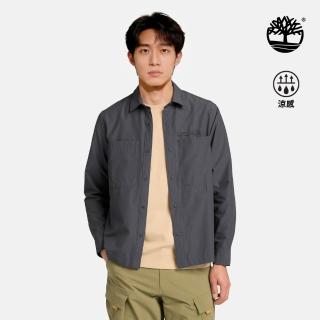 【Timberland】男款黑色Timberchill長袖襯衫(A2R4DW08)