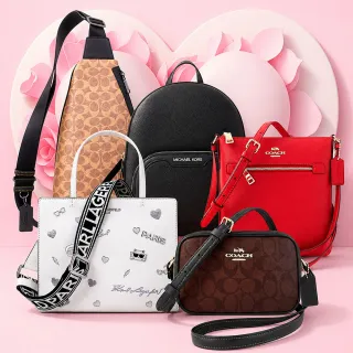 【COACH】x MICHAEL KORS x 卡爾KL 經典手提包/斜背包/肩背包/兩用包(多款多色任選)