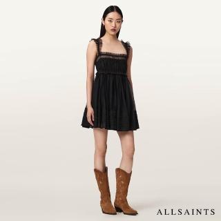 【ALLSAINTS】ANGELA 抓皺短洋裝 W144DE(修身版型)