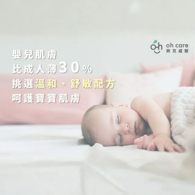 【oh care 歐克威爾】二合一寶寶洗髮沐浴露 500ml/2入(全球獨家專利P113+抗菌成份/二合一寶寶洗沐)