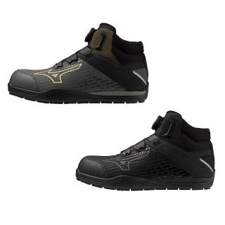 【MIZUNO 美津濃】PRIME FIT TD II 81H BOA 薄底裸足感系列 超寬楦 高筒 塑鋼 安全鞋(N9251 奧森)