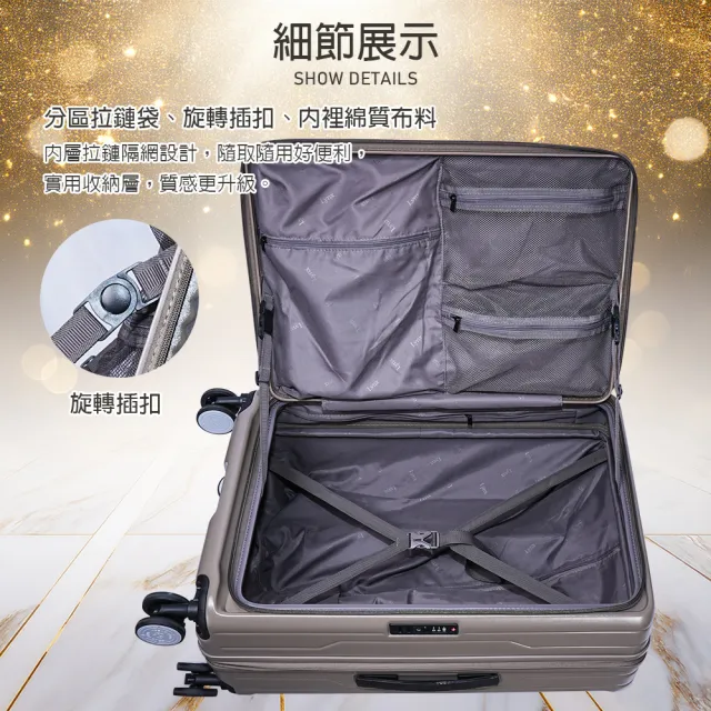 【LYNX官方直營】美國山貓26吋第三代前開行李箱(70MM避震煞車雙排輪、防爆拉鏈、TSA海關鎖、可加大)