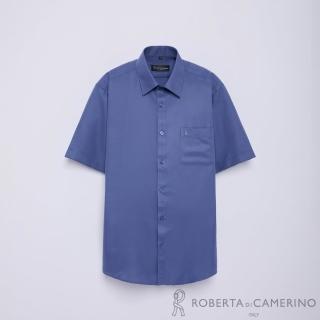 【ROBERTA 諾貝達】職場必備基本款細斜紋 紳士短袖襯衫 RCD66-37